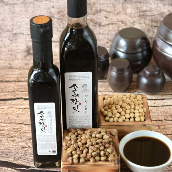 [손예장맛] 전통 재래식 약간장 조선간장 국간장, 1개, 500ml