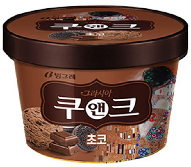 빙그레 그라시아 쿠앤크 초코 1박스 6개입 cwj26964iD, 1개, 1ml