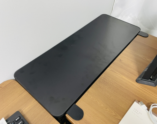 스마트이더 책상연장 책상확장, 블랙