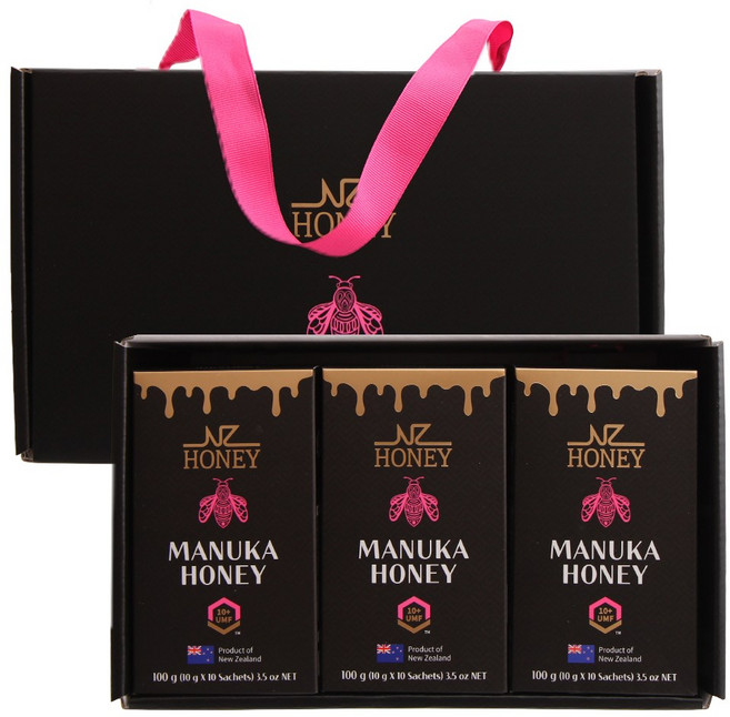아임힐링 엔젯허니 마누카 꿀스틱 UMF10 뉴질랜드 천연 스틱 꿀 9입 선물세트, 900g, 1개