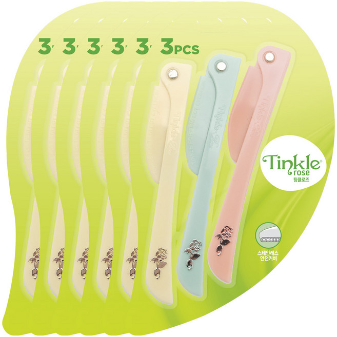 도루코 팅클로즈 눈썹면도기 3p X 6개