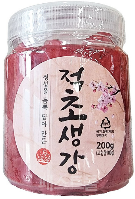 이엔푸드 페트 적초생강, 1개, 200g