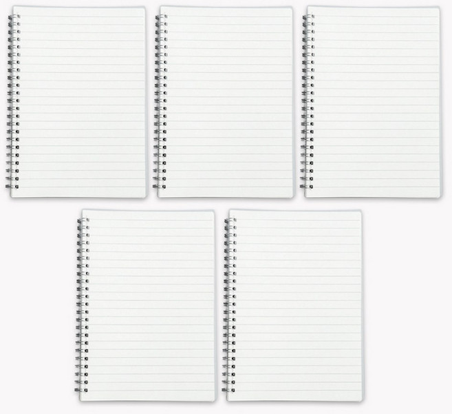 365플레이스 대용량 노트 80매 5p세트, 라인 A4