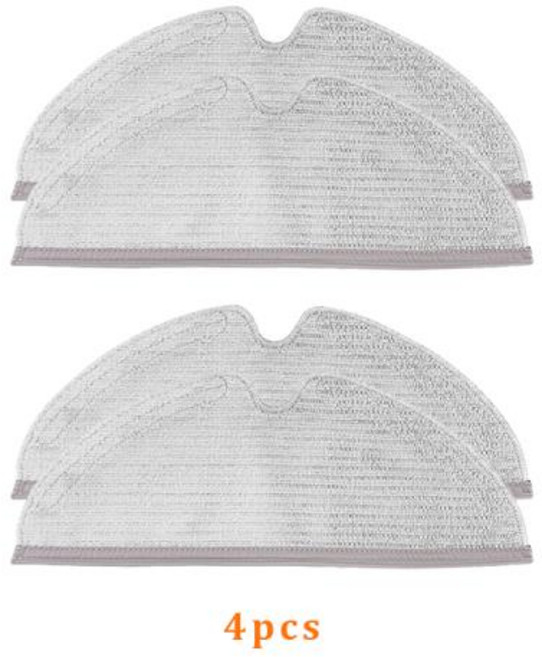 Roborock 로봇 진공 Q5 Pro Q5 Pro+ Q7 Max Q7 Max+ Q8 MAX Q8 MAX+ 교체 예비 부품 천, 0 4pcs, 4개