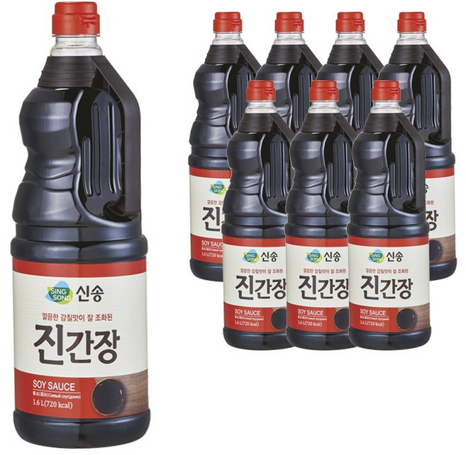 신송 진간장, 1.6L, 8개