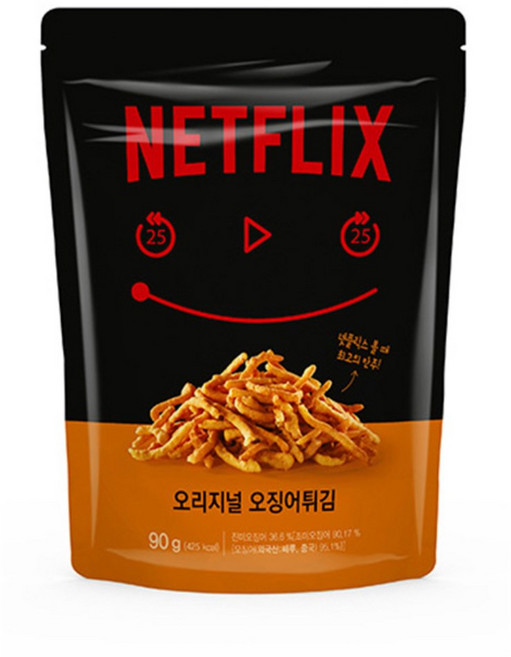 넷플릭스 오징어튀김 가성비 대용량 술안주, 85g, 2개