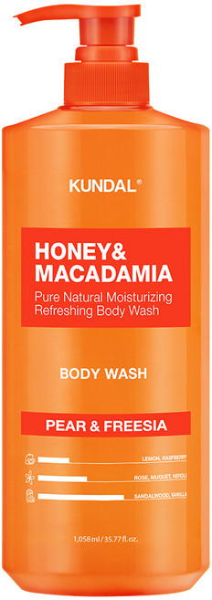 쿤달 퓨어 바디워시 페어앤프리지아향, 1.058L, 1개