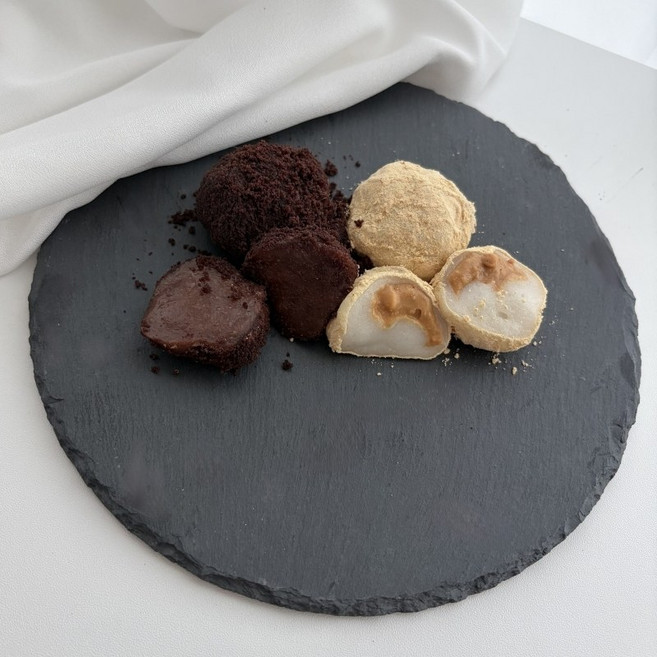 온당디저트 말랑 쫄깃 인절미 사남매 카스테라인절미, 1박스, 240g