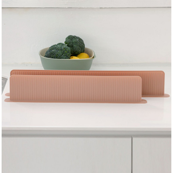 <키키네> 와이드 가로 62cm x 세로 7cm 실리콘 싱크대 문 워터펜스 물막이 물받이 물튀김 방지 씽크대 워터팬스 물튐 설거지 와이드 대형 점보 그란데, 키키크림(세로7cm+가로62cm), 1개