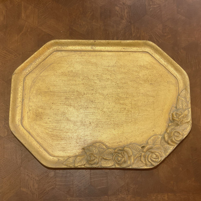 세자티니 직팔각 로즈골드 쟁반 이탈리아 sezzatini