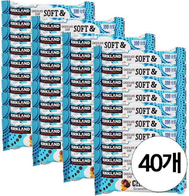 커클랜드 소프트앤츄이 그래놀라바 24g, 40개