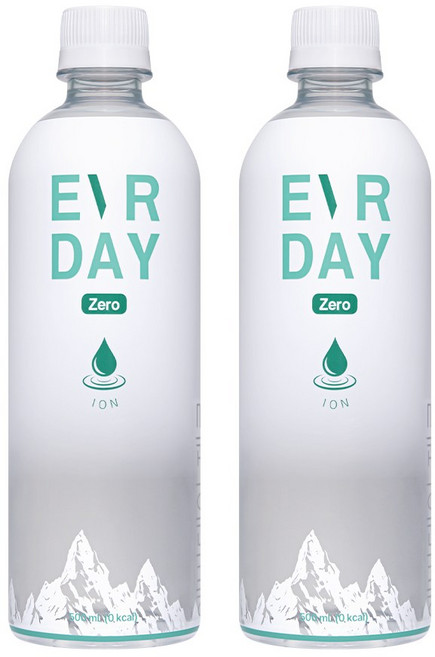 에버데이 제로 이온 음료, 500ml, 24개