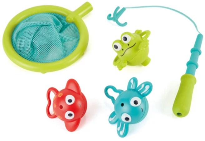 Hape 雙重樂趣釣魚套組 兒童浴盆玩具, Multiple colors, 1套