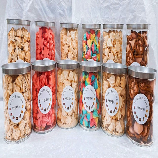 수제 머랭쿠키 대용량 답례품, 프레첼큰통, 70g, 1개