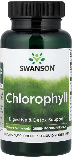 스완슨 Swanson Chlorophyll 90 Liquid Veggie Caps, 스완슨 Swanson, Chlorophyll, 90 L, 1개 - 쿠팡