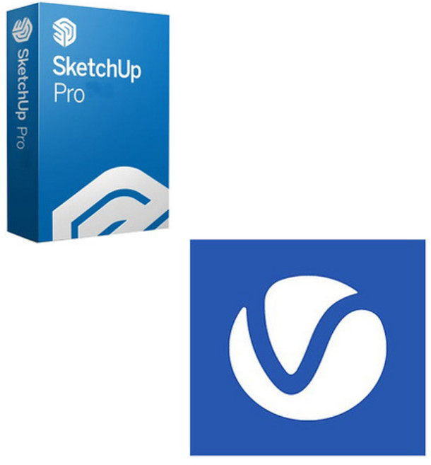 Sketchup pro 스케치업 프로 1년+Vray Solo 브이레이 1년