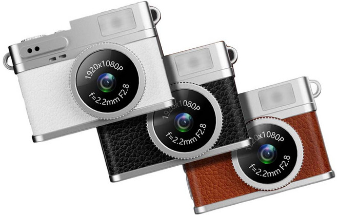 zumoji Y25 經典款 復古CCD迷你相機 1080P輕巧隨身, 1個, 奢侈褐贈32G