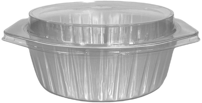 삼아 알루미늄 직화용기 1442ml 냄비 (뚜껑 포함) 캠핑 다목적 직화용기, 1세트, 10개입