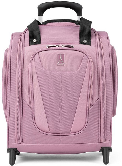 트래블프로 러기지 맥슬라이트 5 소프트사이드 경량 롤링 언더시트 컴팩트 캐리 업라이트 2 휠백 남녀 슬레이트 그린 15인치