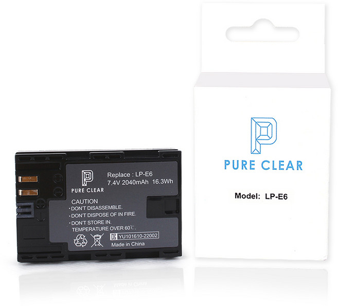 퓨어클리어 캐논 LP-E6NH 배터리 EOS R7 R6 R5