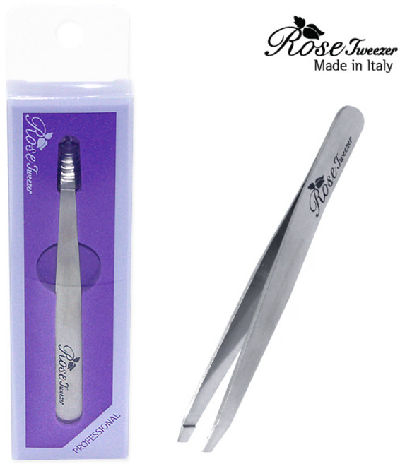 Rose Tweezer 로즈 핀셋(트위져_전문가용), 1개