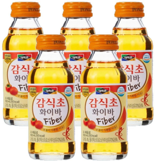 HOOT 대학촌 감식초 화이바 100ml 50병입