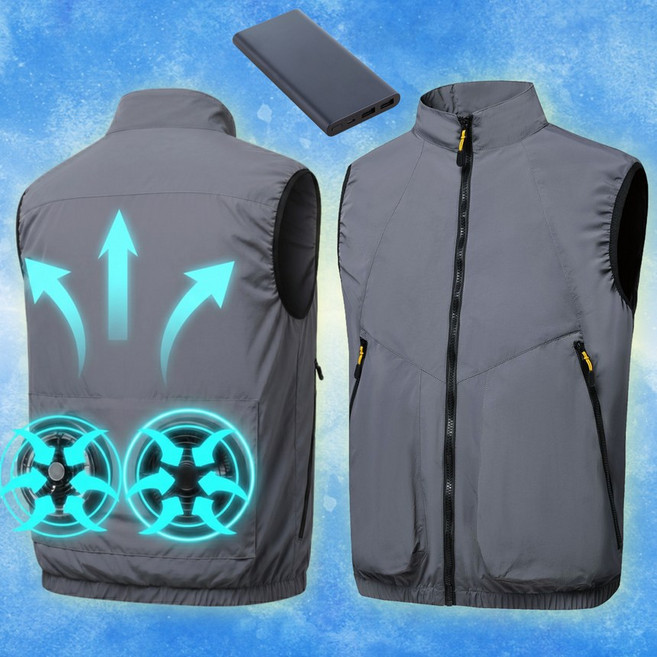 라워스 폭염퇴치 구석구석 강력바람 저소음 냉풍조끼