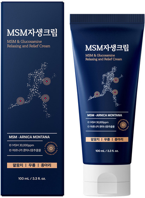 한보감 MSM자생크림 스포츠 리커버리 글루코사민크림, 1개, 100ml