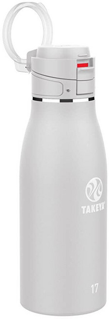 Takeya 트래블러 단열 스테인리스 스틸 병 플립 캡 피구 17oz