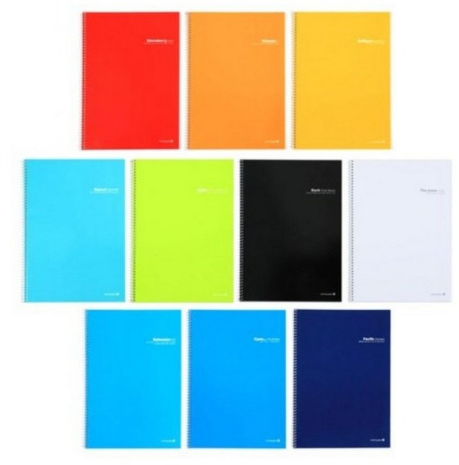 모닝글로리 1000 중고 SP 무제 K 스프링 노트, 혼합 색상, 10개입