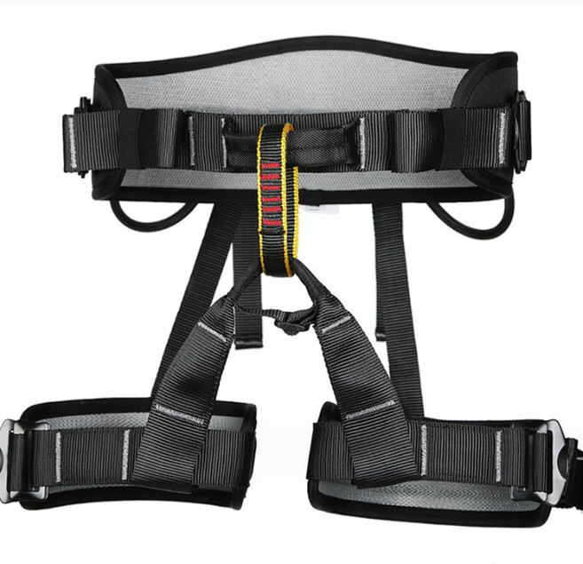 까마느 클라이밍 암벽등반 하네스 벨트, 블랙