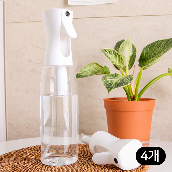 세경팜 반자동 안개분사 대용량 미세분무기 500ml, 투명한색, 4개
