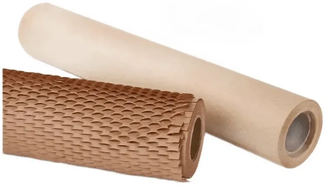 종이완충재 종이뽁뽁이 허니컴 벌집 크라프트 포장지 30cm 30M 택배 완충재, 1개