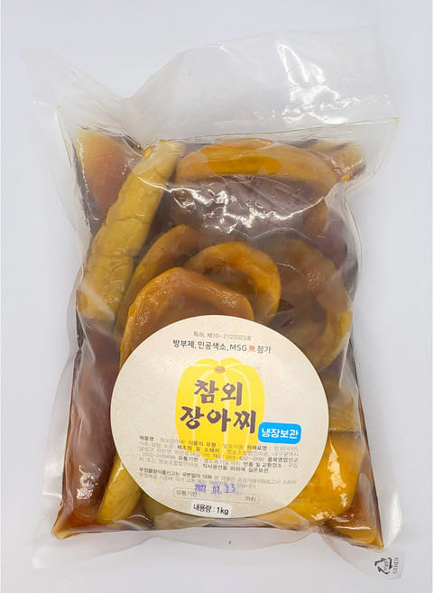 사계절 대구 국산 참외 장아찌 1통 300g 600g 1kg, 간장 1kg, 1개