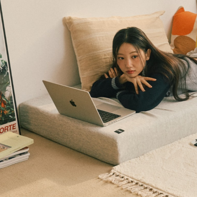 라이프먼트 코리아 베이직 라돈프리 메모리폼 토퍼 매트리스, 10cm, 그레이