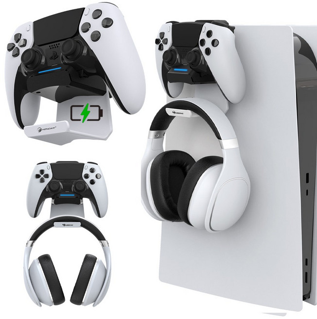 PS5 듀얼센스 충전 거치대 마운트형 충전독 엣지 호환, 듀얼센스 마운트 충전거치대, 1개