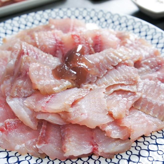 저온숙성 국산 홍어 1kg (강한 맛) (애증정), 1개