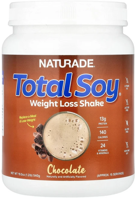 Naturade 내추레이드 체중케어 토탈 소이 초콜릿 12 lb 540g 파우더 건강관리 영양제 - 쿠팡