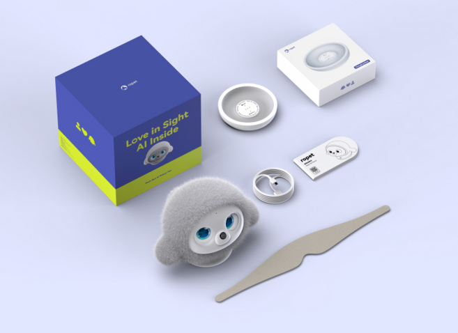 ROPET AI 로펫 로봇 프로 반려 AI로봇 애완로봇 다마고치 로봇장난감 충전독 포함, 1개, 기본색상