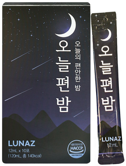 오늘편밤 산조인 용안육 차, 10개, 12ml