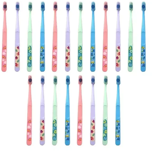 조르단 어린이 칫솔 버디 1단계 1~4세 색상랜덤 20개, 조르단 어린이 칫솔 버디 1단계 1~4세 색상랜덤, 2, 1개, 1개