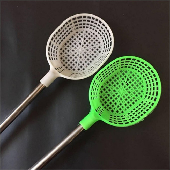 얼음뜰채 얼음낚시 얼음뜰채 빙어뜰채 축제, 초록