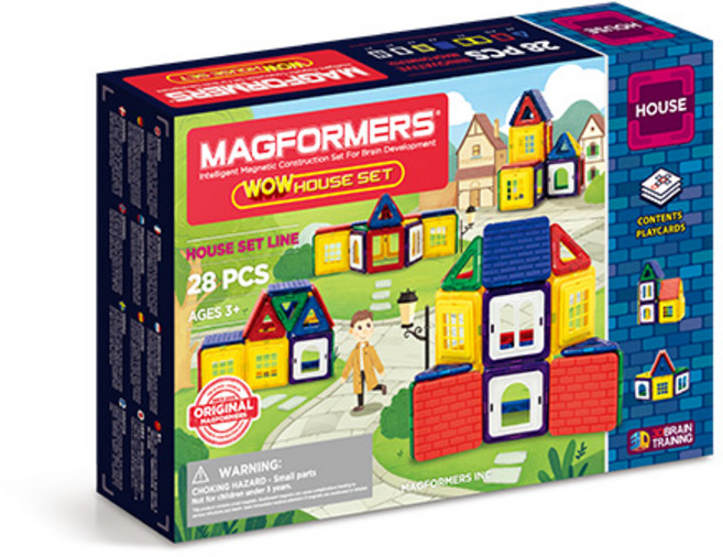 맥포머스 와우 하우스 28PCS