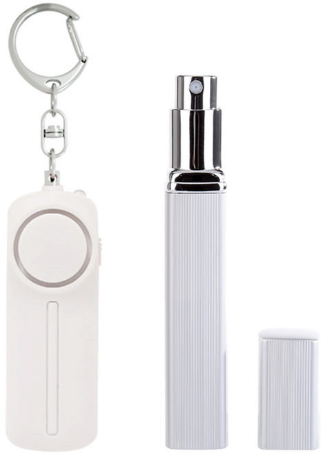 쉴트 휴대용 호신용품 세트, 화이트&그레이, 1개