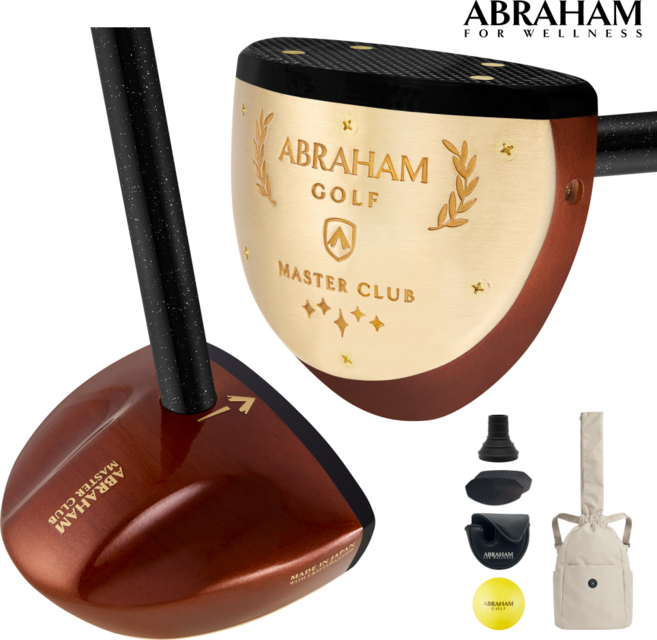 아브라함 일본 핸드메이드 프리미엄 파크골프채 남녀공용 풀세트, AG-5 마스터 클럽