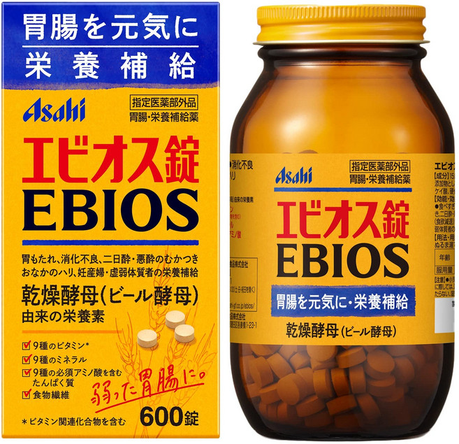 에비오스정 600정 [지정의약부외품] 위장·영양보급약