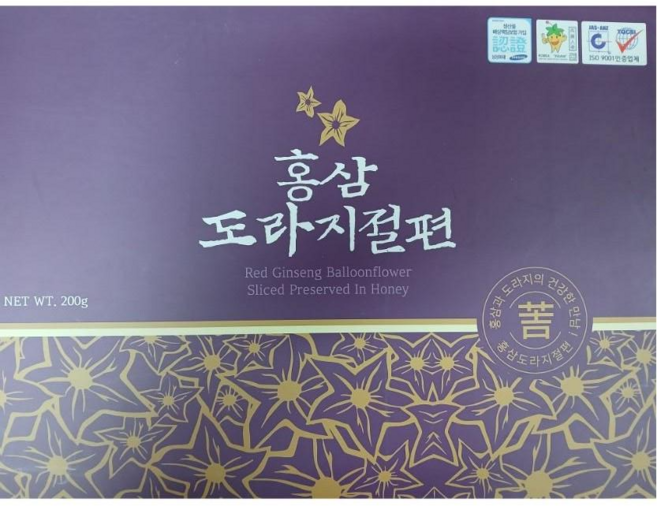 금산 홍삼도라지 절편 선물세트 200g, 1개