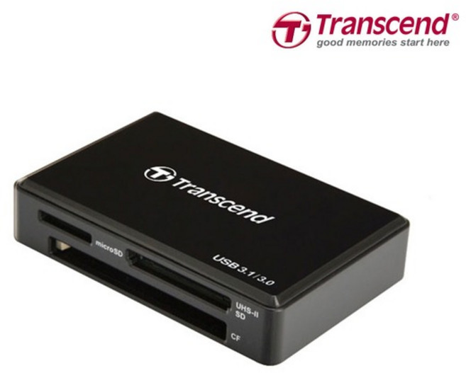 트랜센드 RDF9K2 USB3.1 UHS-II지원 멀티리더기, 단품, 단품, 1개
