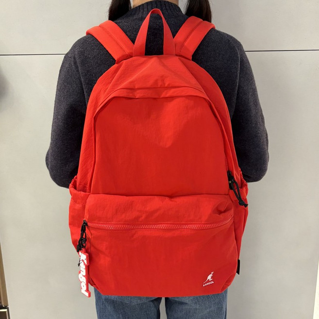[국내정식매장] 캉골 가방 Kangol 에브리데이 나일론 백팩 1494 레드 책가방