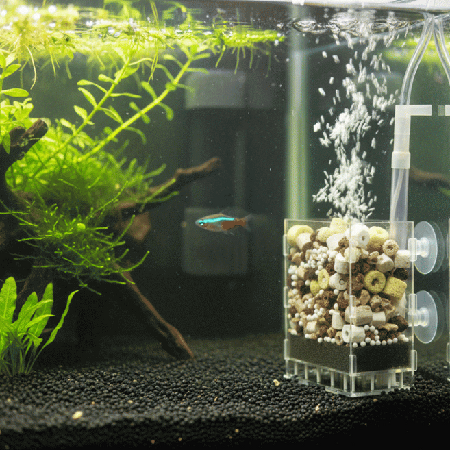 루체트리 여과박스 저면 조립식 풀세트 폴리나젤 여과재 포함 어항, 1개, 3박스여과기-L정사각